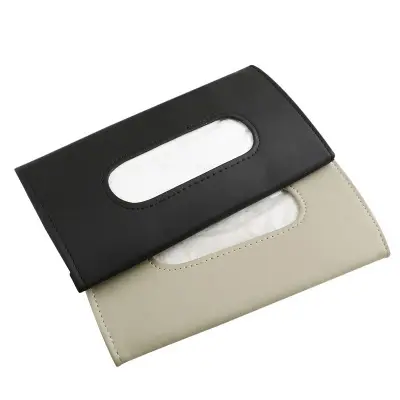 Boîte en papier suspendue pour voiture sac en tissu créatif pour voiture boîte en papier pour pare-soleil fournitures de décoration intérieure complètes