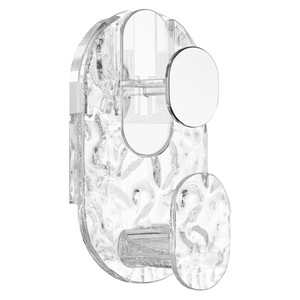 Luxury Washbasin Storage Hook Transparent And Black Wall Mount 1-3kg Capacity Round Single Hook For Bathroom - Product Image 3