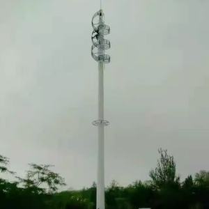 Maßgefertigter Shenghong 15M-50M Mehr als 50 Jahre Höhe Feuerverzinkter Stahlrohrmast Telekommunikationsturm <span class=keywords><strong>Monopole</strong></span> Einzelturm - Product Image 6