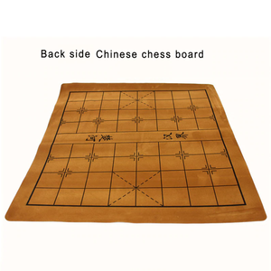 दोहरे उपयोग अंतरराष्ट्रीय मानक जाने शतरंज चीनी शतरंज बोर्ड Foldable पोर्टेबल पु चमड़े शतरंज कपड़ा - Product Image 2