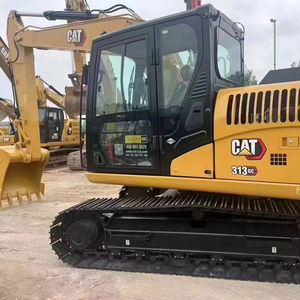 Excavadoras de 13 TONELADAS a la venta Excavadoras de oruga usadas con certificación CE con cubo Excavadora CAT313GC de segunda mano - Product Image 1