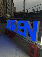 Lettres en relief 3D personnalisées avec éclairage frontal LED, logo lumineux pour devanture de magasin, façade extérieure, signalétique publicitaire pour entreprise