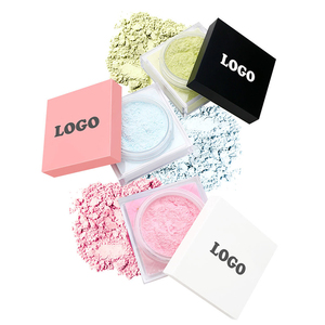 OEM Vegan Matte Best Face Pink <span class=keywords><strong>Polvo</strong></span> de ajuste suelto Etiqueta privada Maquillaje Sedoso Suave Flor de cerezo Paleta de polvos sueltos - Product Image 1