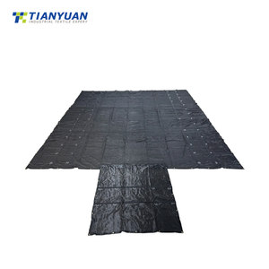 Lona de PVC Reforzada de 27' x 16' con Malla Anti-UV y Borde de 4' <span class=keywords><strong>para</strong></span> Remolques de Plataforma Plana - Product Image 2