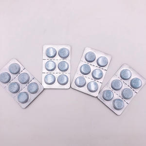 6pcs/pack Car Windshield Wiper Glass Water Wiper Solid Wiper Fine <strong>Concentrated</strong> Blue Gass Cleaner Effervescent Tablet - Product Image 2