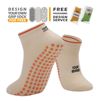 Chaussettes de yoga personnalisées pour femmes, chaussettes antidérapantes de haute qualité, chaussettes basses antidérapantes pour trampoline avec logo personnalisé