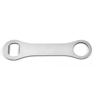 Double-headed stainless steel bottle opener, flat-top direct-<b>pump</b> beer bottle opener, everyday kitchen tool, simple bottle - Product Image 3