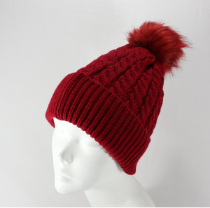 <span class=keywords><strong>Bonnet</strong></span> à <span class=keywords><strong>pompon</strong></span> détachable d'hiver pour hommes et femmes <span class=keywords><strong>avec</strong></span> <span class=keywords><strong>bonnet</strong></span> en tricot fileté <span class=keywords><strong>avec</strong></span> doublure en satin <span class=keywords><strong>Bonnet</strong></span> à <span class=keywords><strong>pompon</strong></span> - Product Image 6