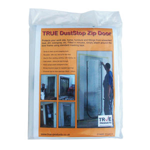 <span class=keywords><strong>Film</strong></span> plastique auto-adhésif en PE souple en forme de C, résistant à l'humidité, avec fermeture éclair pliable, pour barrière anti-poussière de construction - Product Image 5