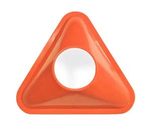 Disques de marquage triangulaires pour l'entraînement d'agilité au <span class=keywords><strong>football</strong></span>, cônes en PE, 18*4cm, marqueurs de terrain multicolores avec support de transport - Product Image 5