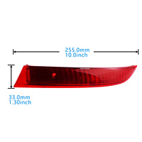 63147240997 63147240998  Réflecteur de pare-chocs arrière gauche et droit, lentille de lampe, couvercle de carrosserie rouge pour BMW X5 E70 LCI 2010-2013