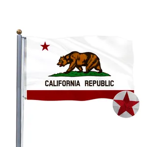 Das gestickte Banner 3 X5 FT California State Flag US American State Banner