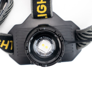 Nguồn sáng kép Đèn pha LED siêu sáng màu trắng/vàng có thể điều chỉnh chùm tia Đèn pin có thể sạc lại - Product Image 2