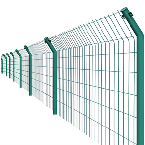 Valla de Alambre Doble 2D Recubierta de PVC, Galvanizada y Soldada, <span class=keywords><strong>para</strong></span> Seguridad <span class=keywords><strong>Perimetral</strong></span> en Exteriores, Parques, Ferrocarriles y Residencias - Product Image 4