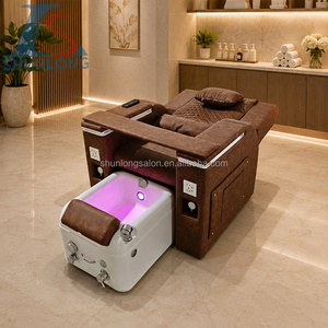 Fauteuil de pédicure électrique inclinable réglable sans plomberie, luxe et confort, mobilier de beauté <span class=keywords><strong>pour</strong></span> salon de manucure et soins des pieds - Product Image 5