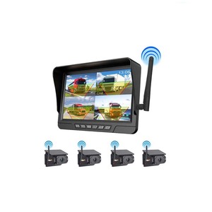 Nhà máy trực tiếp 1/2/4 kênh năng lượng mặt trời Powered đảo ngược hệ thống màn hình không thấm nước với Night View cho RV/Xe Tải/Đặc biệt xe - Product Image 1