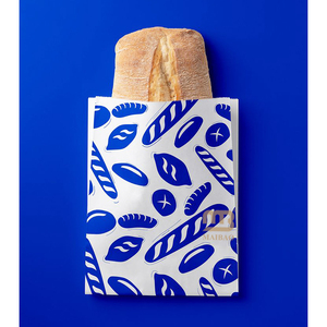 Sacs d'emballage jetables à biscuits en papier kraft à fond pointu en V pour boulangerie, sandwich, <span class=keywords><strong>biscuit</strong></span>, pâtisserie, collation - Product Image 6