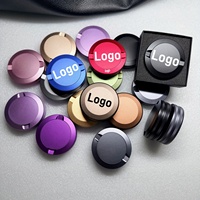 Boîte à snus à capacité étendue, 3 couches, support pour sachets de nicotine, vente en gros personnalisée, conteneur métallique moleté en cuivre et aluminium, boîte à snus