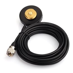 Antena de doble banda para Radio de coche, dispositivo VHF, UHF, con Base magnética para coche, camión, radioaficionado, transceptor móvil, PL259 - Product Image 2