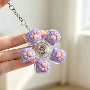 Nouveau 2026 Capuchon de clavier mécanique en forme de griffe de chat en silicone souple, Gyroscope de doigt anti-stress, pour cadeau - Product Image 3
