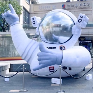 Décor Photo Gonflable LED Astronaute Géant Idéal pour Événements sur le Thème <span class=keywords><strong>de</strong></span> l'Exploration Spatiale / Carnavals Familiaux / Expositions Technologiques / Scènes - Product Image 1