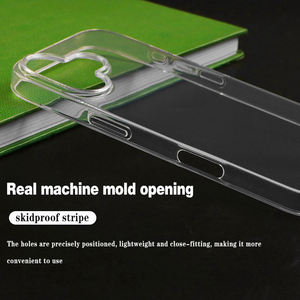 Đệm chống thả TPU điện thoại bảo vệ tốt Grip sốc thấm linh hoạt iphone17 loạt trong suốt Bìa - Product Image 3