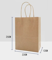 Sacs de courses en papier kraft personnalisés OEM ODM avec poignées torsadées, écologiques et recyclables pour l'emballage de détail, d'épicerie et de vêtements