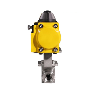 Válvula de Bola Neumática de Acero Inoxidable 316 de Alta Presión COVNA DN40 de 1.5 Pulgadas y 2 Vías, 5000 PSI - Product Image 6