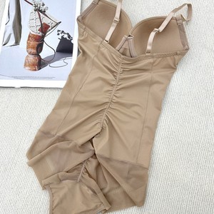 Vêtement gainant une pièce sans manches en nylon, style européen et américain, pour <span class=keywords><strong>femme</strong></span>, avec ceinture de contrôle abdominal post-partum - Product Image 4