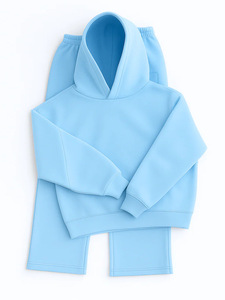 Conjunto de Dos Piezas con Capucha y Sudadera Holgada de Otoño-Invierno, Estilo Europeo Americano, con Logotipo Personalizado, Mezcla de Poliéster <span class=keywords><strong>S</strong></span>ólido para Hombre - Product Image 5