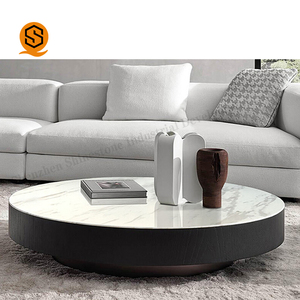 Marbré personnalisé, petite <span class=keywords><strong>table</strong></span> de salon en acrylique, surface solide, style moderne - Product Image 1