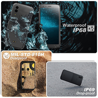 Teléfono Inteligente Android Robusto Desbloqueado IP68 de 5.7 Pulgadas, Resistente a Golpes y Agua, Cámara Dual de 12MP, Desbloqueo por Huella Dactilar, Snapdragon, FCC, Personalizado