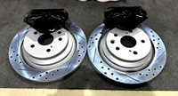 Kit Kaliper Rem Aluminium OEM Baru Pemasangan Langsung Depan 4-Pot/Belakang 2-Piston untuk Mark X II REIZ Crown untuk GS430 IS250