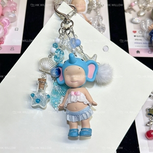 Porte-clés Animaux Série 1 à bas prix, design original, accessoires mignons pour téléphone et sac, lot de 12 pièces, vente chaude - Product Image 4