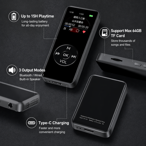 เครื่องเล่น MP3 ดิจิตอลพกพาแบบใหม่ พร้อมหน้าจอขนาด 5.2 นิ้ว รองรับการ์ดแฟลช เหมาะสำหรับเป็นของขวัญสำหรับนักเรียน รองรับการควบคุมด้วยเสียง - Product Image 6