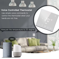 Termostato Inteligente HY608, Control Remoto por Aplicación Tuya, Programación 5+2, Ahorro de Energía y Confort