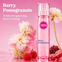 Brume corporelle parfumée longue durée Baies et Grenade pour Femme, hydratante à l'acide hyaluronique, spray corporel fruité et floral 200ml