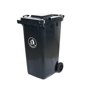 Customized Mobile Recycling <b>Bins</b> 240L Thickened Plastic With <b>Lid</b> Wheels Outdoor Sanitation Waste <b>Bin</b> Four Colors - Product Image 4