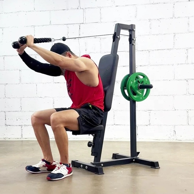 Wellshow Sport Seated Pull-down Machine for Head and Neck Resistance Training