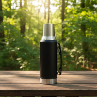 Bouilloire à eau Hongtai Drinkware 2026, de qualité supérieure, en acier inoxydable, isolée sous vide, écologique, design minimaliste, 1,2 L