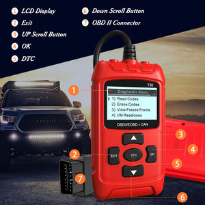 Scanner Automobilistico T36 OBD2 per Lettura e Cancellazione Codici di Errore - Product Image 2