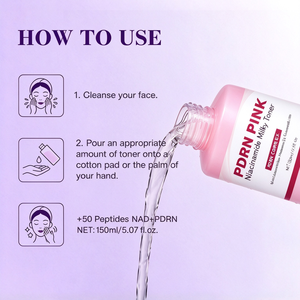 Tonique Complexe Rose PDRN avec Trehalose, Peptide d'Avoine et Extraits Végétaux – Hydratant, Nourrissant, Répare la Barrière Cutanée, Améliore l'État de la Peau - Product Image 6