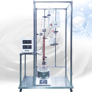 Aparato de destilación de vidrio de borosilicato alto esférico de laboratorio, motor de CC sin escobillas, calefacción eléctrica alta - Product Image 3
