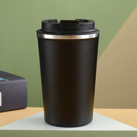 Gobelet isotherme 380 ml 500 ml avec revêtement intérieur en céramique, gobelet en acier inoxydable avec doublure en céramique, tasse à café isolée avec revêtement en céramique