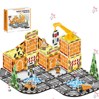 Juego de Juguetes Magnéticos Educativos 3D STEM de Construcción, Tendencia 2025, Bloques de Construcción Magnéticos, 48 Piezas de Azulejos Magnéticos para Niños