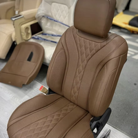 Luxuriöse Sport-Leder-Autositzbezüge Komplettset Innenausstattung Dekoration Kissen Premium Autositzbezug für Benz S