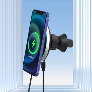 <span class=keywords><strong>Cargador</strong></span> inalámbrico magnético inteligente para <span class=keywords><strong>coche</strong></span> con imán potente, adecuado para teléfonos <span class=keywords><strong>Apple</strong></span>, paneles de instrumentos de coches inteligentes y soportes con ventosa. - Product Image 2