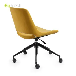 customized cotton seat swivel aluminum office chair