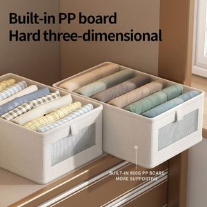 Organisateur de vêtements pliable pour armoire, boîte de rangement pour sous-vêtements et articles divers, idéal pour les jeans - Product Image 3