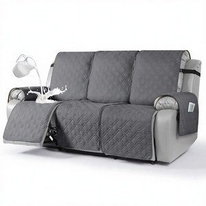 Housse de <span class=keywords><strong>canapé</strong></span> inclinable moderne COMFLIVE imperméable, 1 pièce, lavable en machine, antidérapante, avec sangles élastiques et poche pour chiens/animaux domestiques, gris foncé 3 - Product Image 1